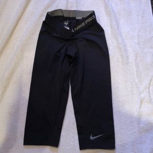 Nike Dri Fit Black Capri Leggings